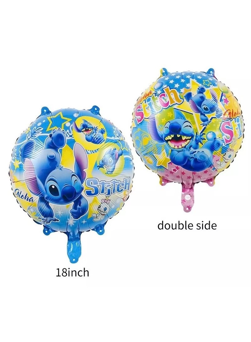 Party Cartoon Shape Anime Star Baby Stitch Balloon Set Children's Toys Birthday Party Decoration Balloons - Image 4