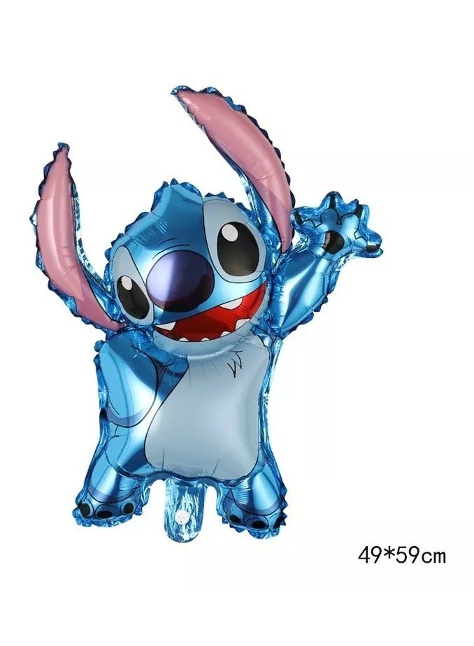 Party Cartoon Shape Anime Star Baby Stitch Balloon Set Children's Toys Birthday Party Decoration Balloons - Image 3