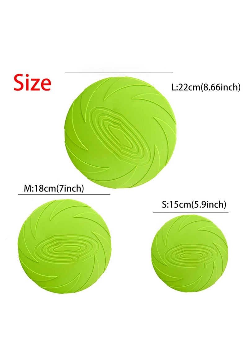 KASTWAVE Dog Flying Disc, 18CM Silicone Puppy Flyer Toy, Soft Dog Floating Saucer for Indestructible React Faster Training, Interactive Toys, Outdoor Sport Toys for Small Medium Dog Puppy(Orange） - Image 3