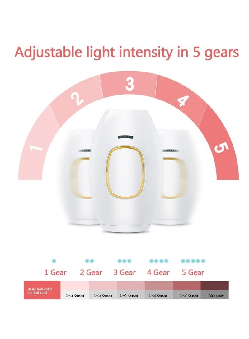 شوبيت جهاز إزالة الشعر بالليزر IPL، 500000 ومضة، ماكينة إزالة الشعر للنساء، ماكينة حلاقة منزلية بدون ألم للجسم - Image 3