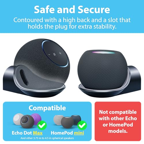 TotalMount – Premium Wall Mount for Echo Dot MAX, HomePod Mini, and More (Easy Installation, Soft Liner, and Secure Fit) - Image 5