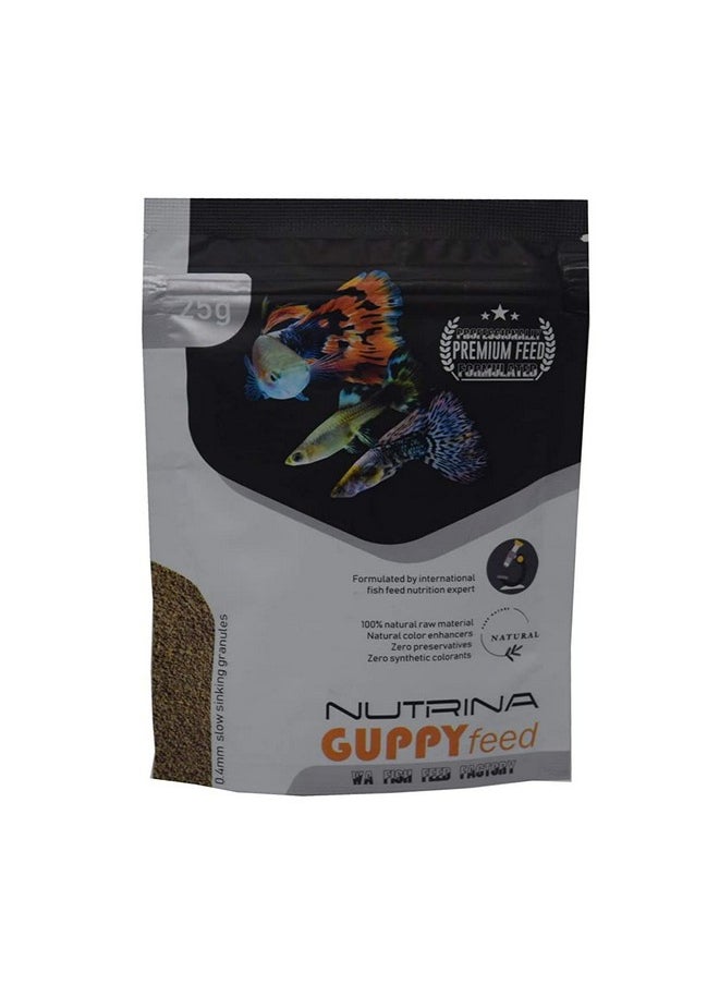 WA Nutrina Guppy Feed 25G  - Image 1