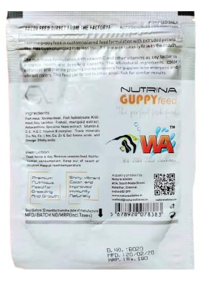 WA Nutrina Guppy Feed 25G  - Image 2