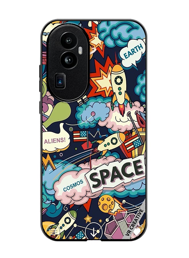 VR CREATIVE Protective Case Cover For Oppo Reno 10 Pro Plus Space Design Multicolour - Image 1
