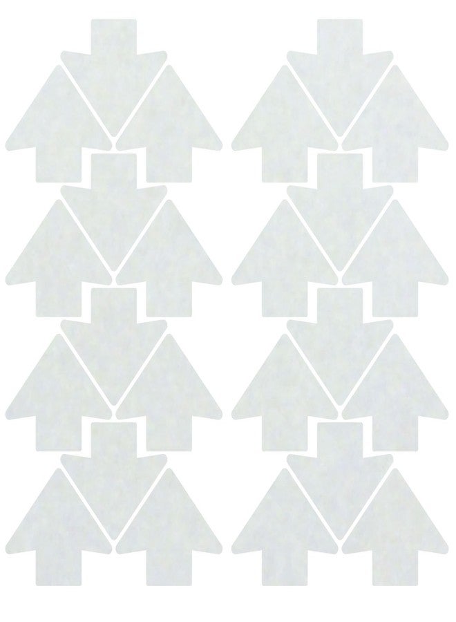LiteMark Reflective White Trail Marking Arrow Stickers, 2 Inch Arrow Decals for Exit Route, Pipe Marking, Trail Stakes - Pack of 24 Pcs - Image 1