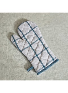 Home Box Home Box Harley Cotton Azure Oven Mitten 33 x 17 cm  - Image 1