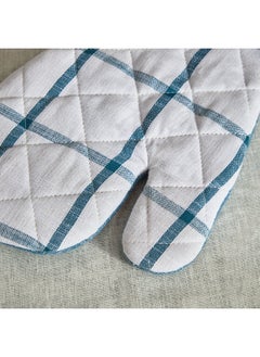 Home Box Home Box Harley Cotton Azure Oven Mitten 33 x 17 cm  - Image 3