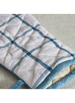Home Box Home Box Harley Cotton Azure Oven Mitten 33 x 17 cm  - Image 4