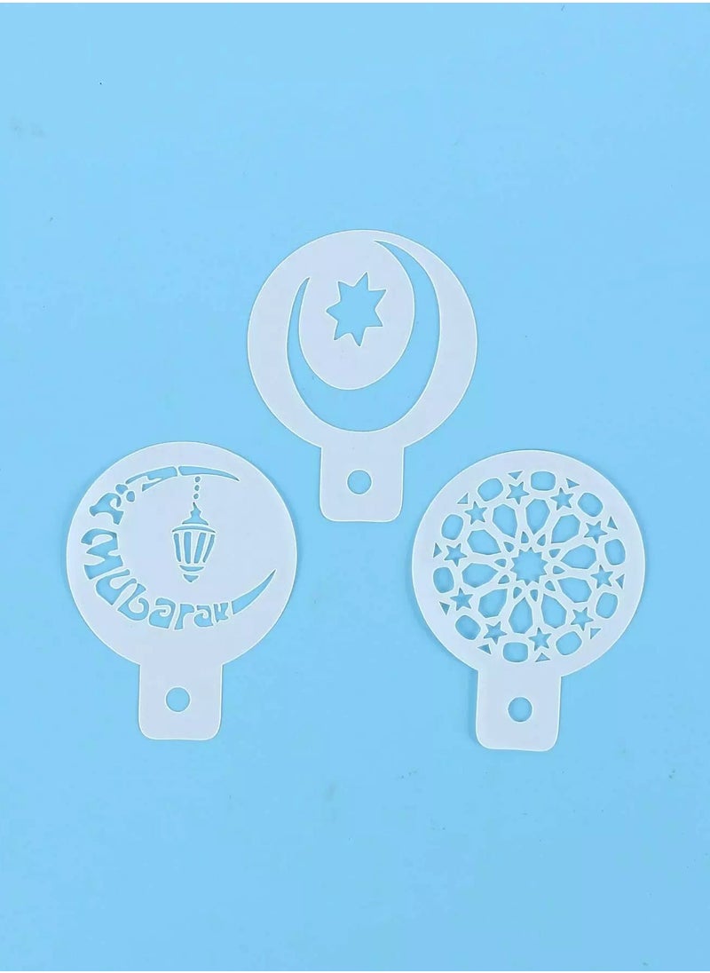 Generic 3pcs Ramadan Latte Art Mold  - Image 2