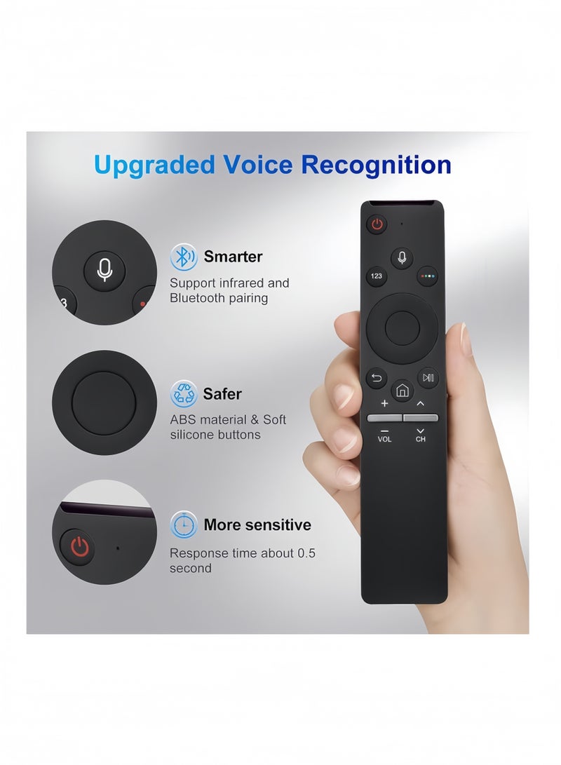 Voice Replacement for Samsung-Smart-TV-Remote, New Upgraded BN59-01266A for Samsung Remote Control, with Voice Function for All Samsung TVs - Image 3