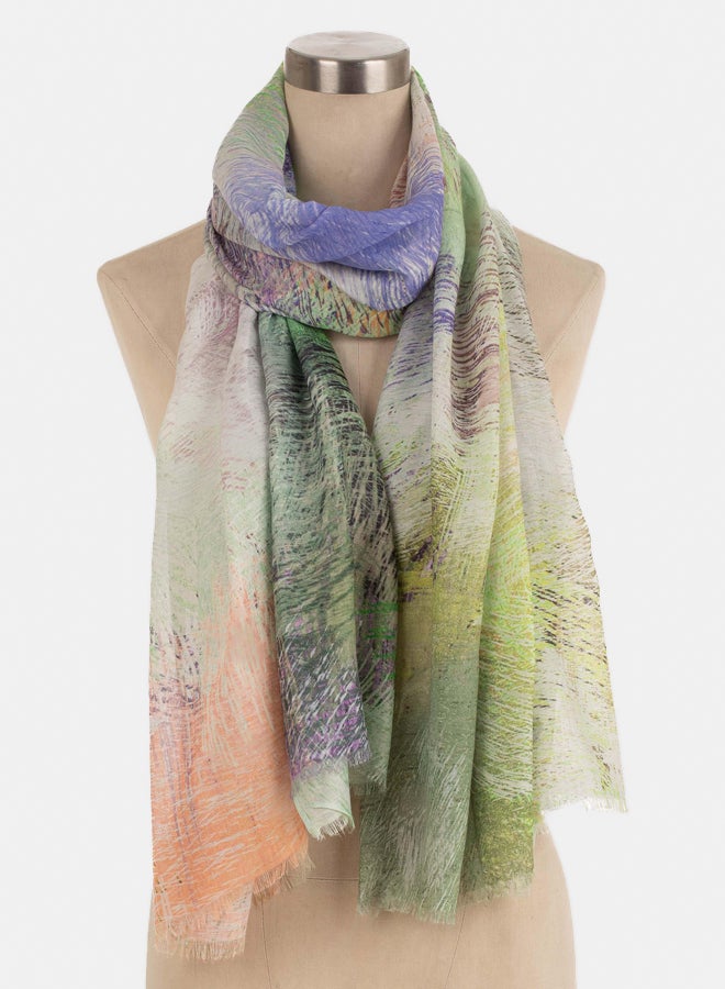 Premoda Women's Scarf Green (90x170cm) - Image 1