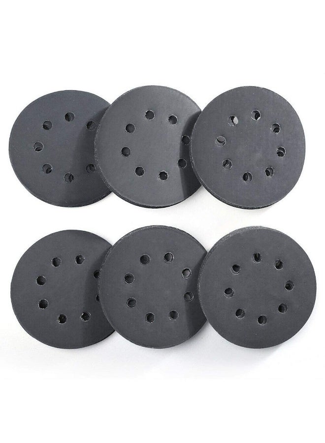 60Pcs 5 Inch 8 Holes Sanding Discs, Hook Loop Silicon Carbide Sandpaper Mixed Grit 400-2000 Wet Dry Polishing Pad for Wood Car Grinding - Image 4