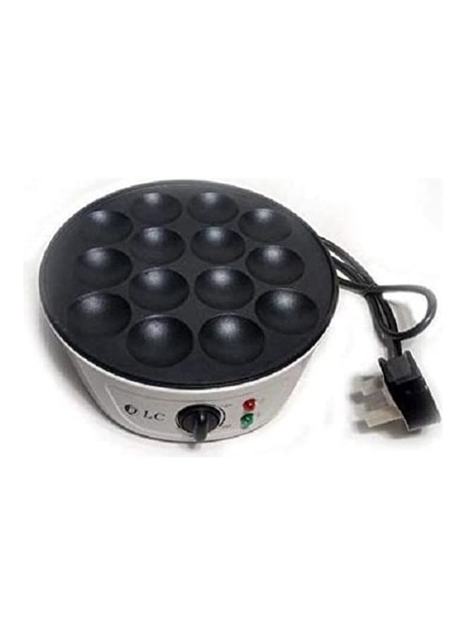 دي إل سي  ماكينة صنع البانكيك الصغير 14 قطعة 750 W DLC-38242 أبيض/ أسود - Image 2