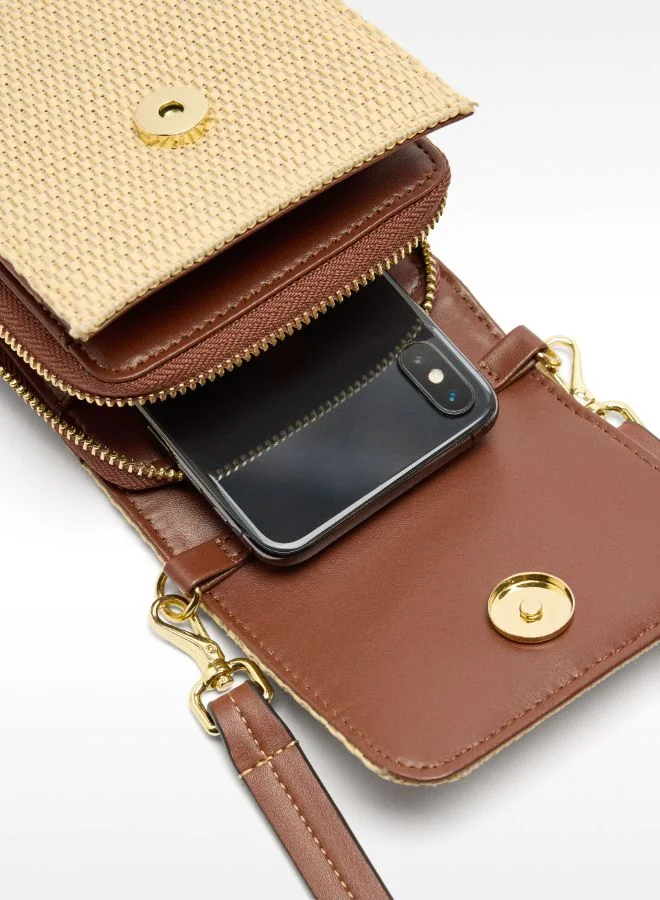 PARFOIS STRAW-EFFECT PHONE CASE