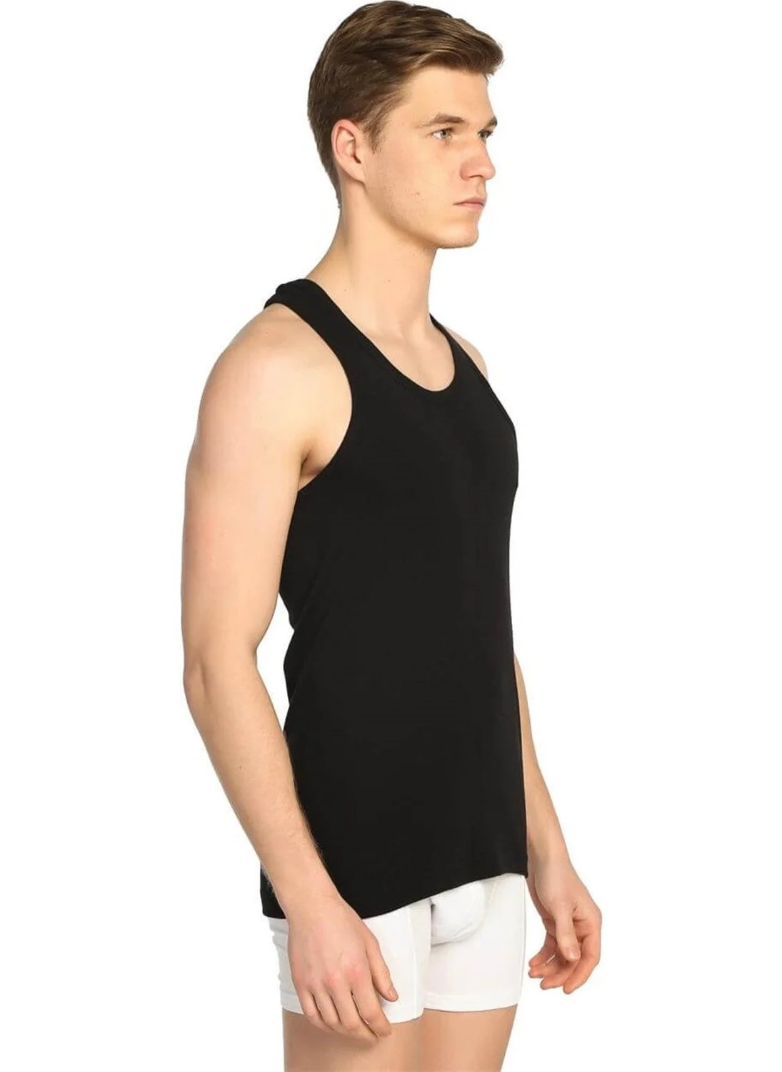 Gümüş Silver 4019 Ribana Men's Sports Undershirt
