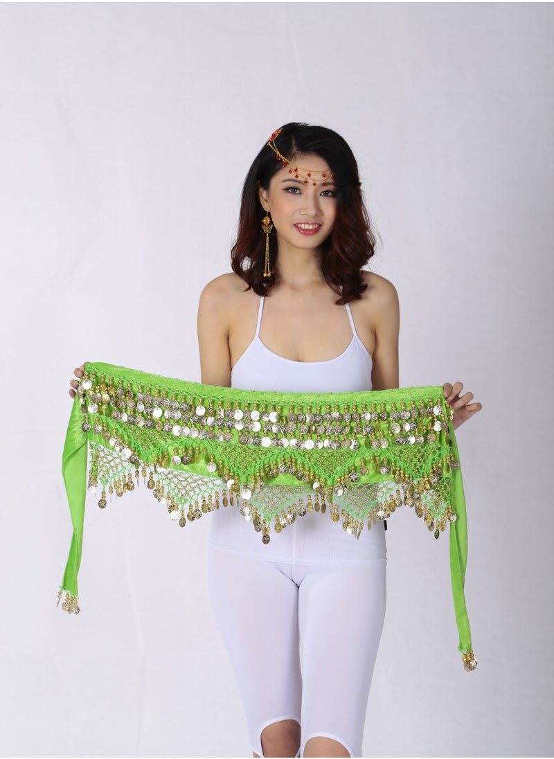 Loquat - Belly Dance Waist Chain  Green - Image 1