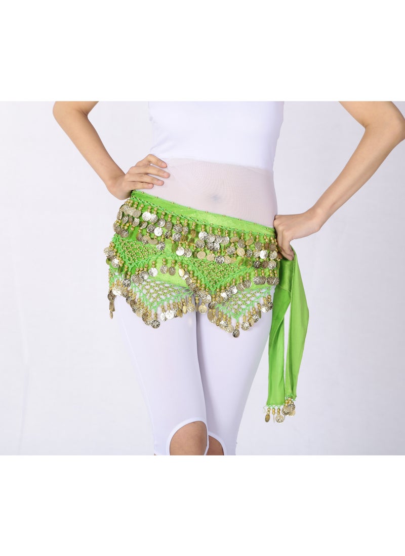 Loquat - Belly Dance Waist Chain  Green - Image 1