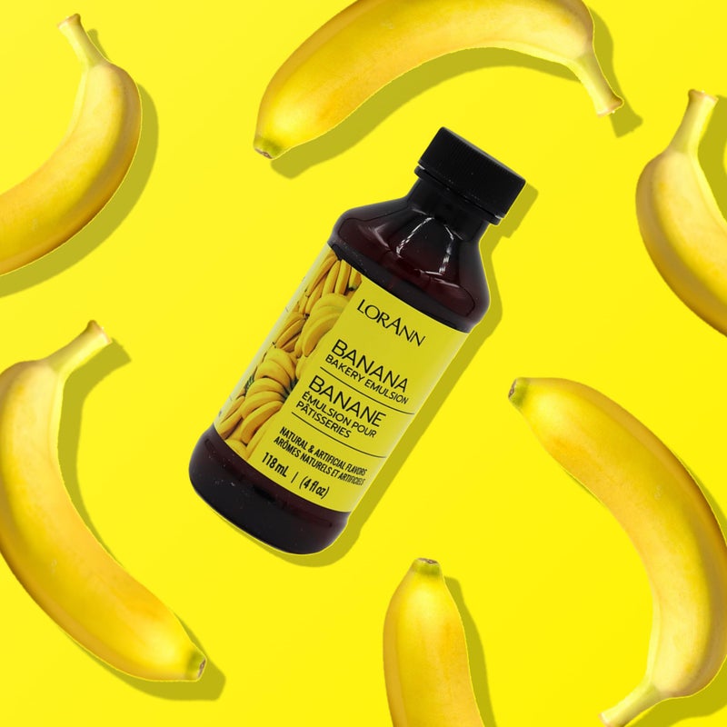 Lorann Oils Banana Bakery Emulsion: Ideal for Boosting Fruit Tones in Cakes, Cookies & Desserts, Gluten-Free, Keto-Friendly, Banana Extract Substitute Essential for Your Kitchen - Image 3