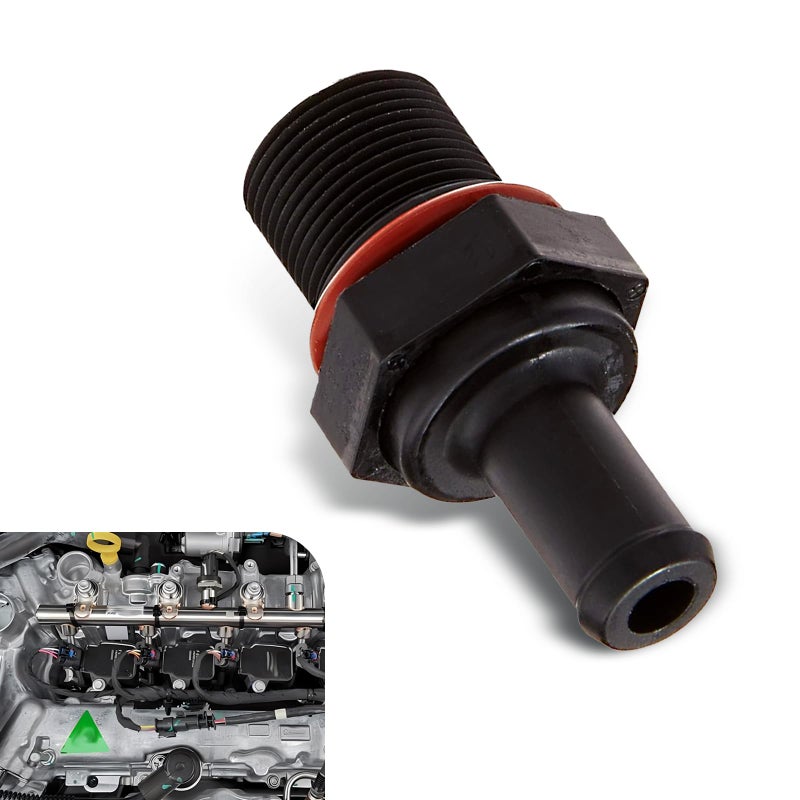 waswale Pack1 Car PCV Oneway Exhaust Valve Replacement 267402G000 267402G000 Positive Crankcase Ventilation Control Valve Compatible with JAC Chery Big Dipper Hyundai Accord Nissan Black - Image 3