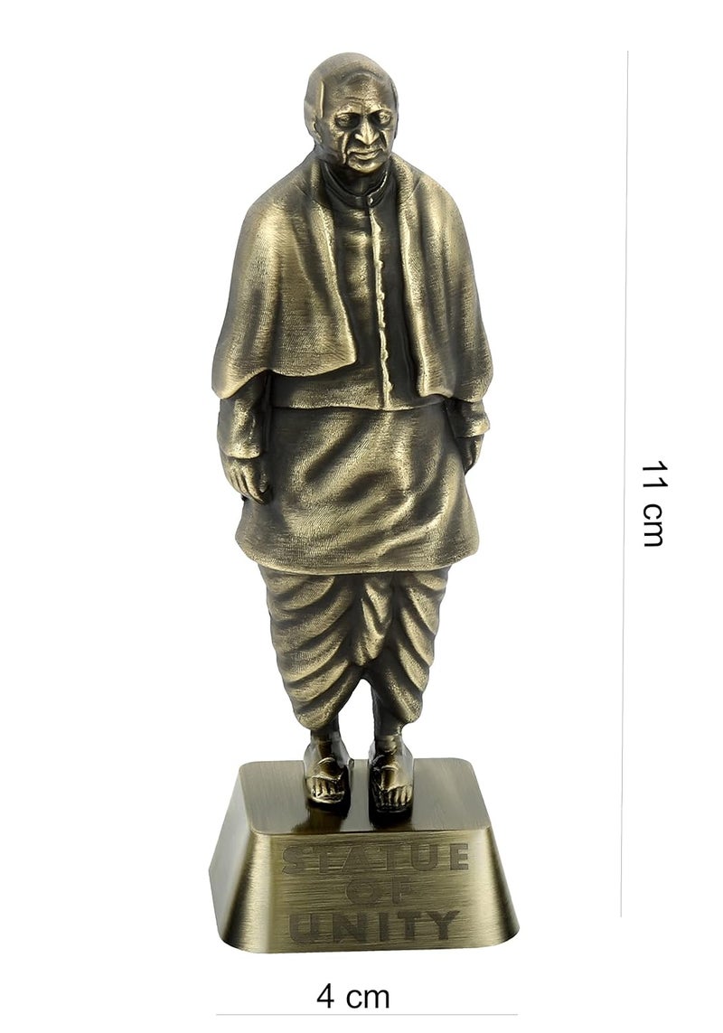 Indeed Metal Statue of Unity Model Sardar Vallabhbhai Patel Statue 10 Cm x 4 Cm x2 Cm Bronze - Image 2