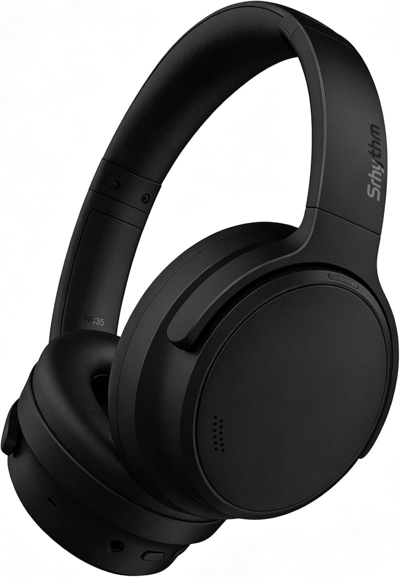 Srhythm NiceComfort 35 (2nd Gen) Hybrid Noise Cancelling Headphones, Wireless Bluetooth 6.0, Electronic Noise Cancellation, Transparency, Spatial Audio, Up to 140 Hours of Life - Image 1
