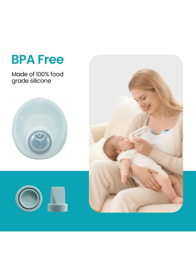 Paruu P20 Diaphragm & Duckbill Valve Replacement, for P20 Wearable Breast Pump, 2 Silicone Diaphragms & 2 Valves Genuine Parts - Image 2