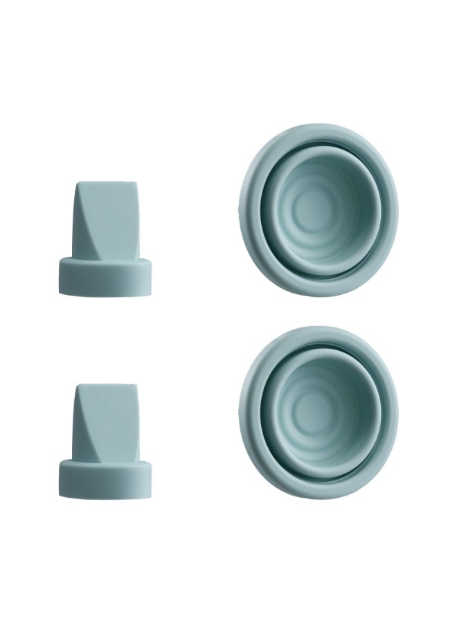 Paruu P20 Diaphragm & Duckbill Valve Replacement, for P20 Wearable Breast Pump, 2 Silicone Diaphragms & 2 Valves Genuine Parts - Image 1
