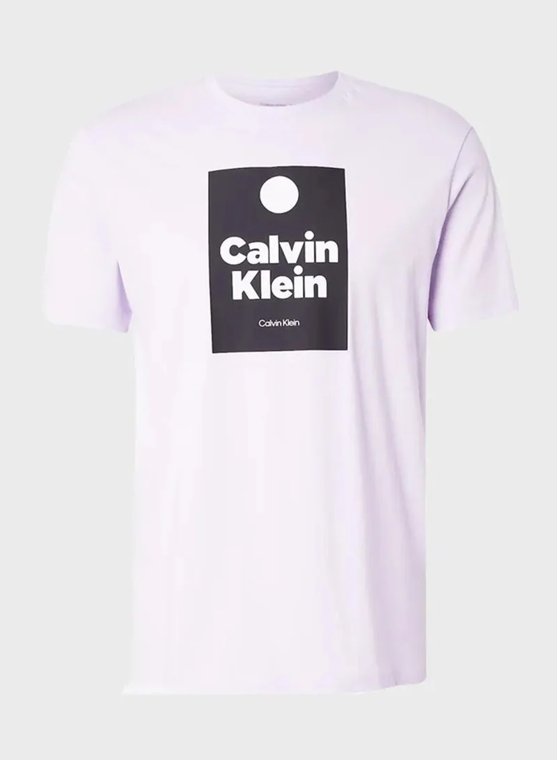 Calvin Klein Jeans  Colour-Blocked Logo T-Shirt for Men | Best Price UAE