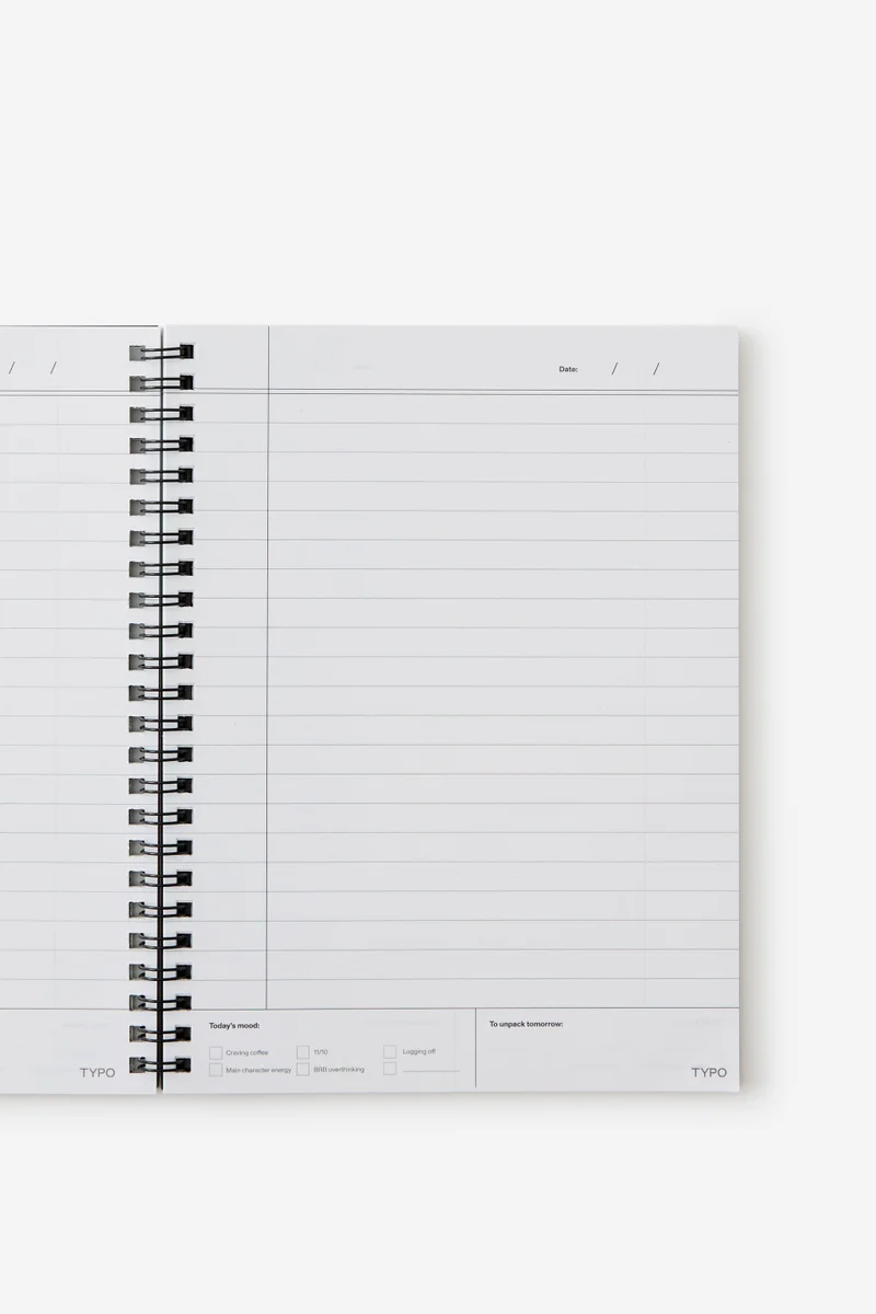 Typo A5 Spinout Notebook V2