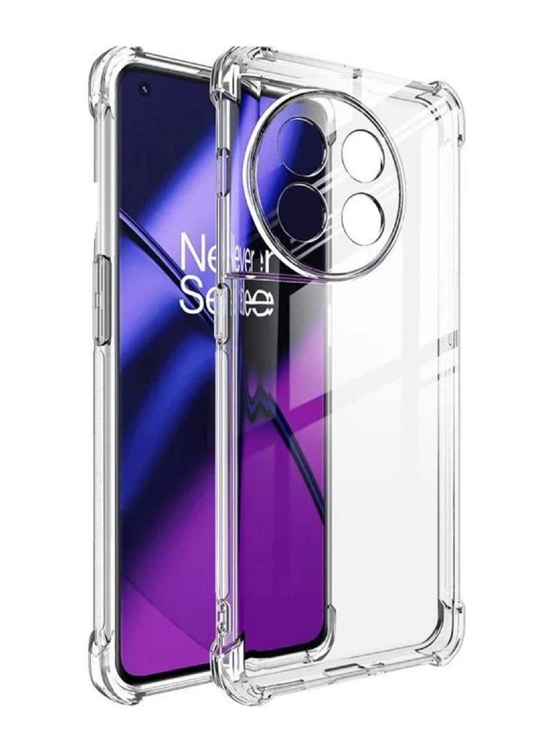 إيف الغطاء الخلفي لمكافحة TPU واضحة مع مصدات الزاوية ل OnePlus 11 5G - Image 3