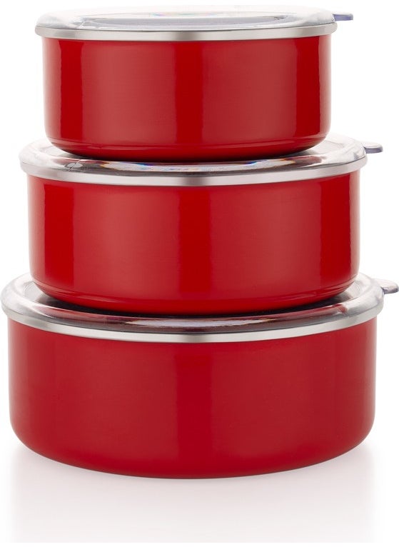 Komfort 3-Piece Storage Container Set 6 Pieces-Red - pzsku/ZEF644E371B9347C36D35Z/45/_/1739927362/2955bc73-5baf-4433-9db2-015f18664d06