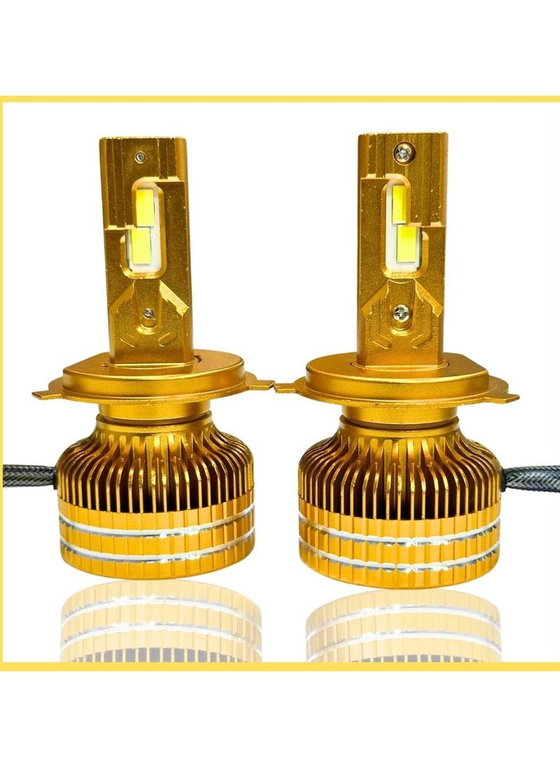Generic Car LED Headlight Bulbs Automotive Pro Highlight Color temperature: 6000K/white Bright Beam 7000K Cool White 23000LM Lumens High Power 5200W Lamp Balls (H11)  - Image 3