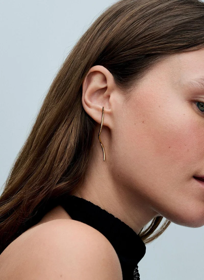 باندورا Gold Plated Stud Earrings