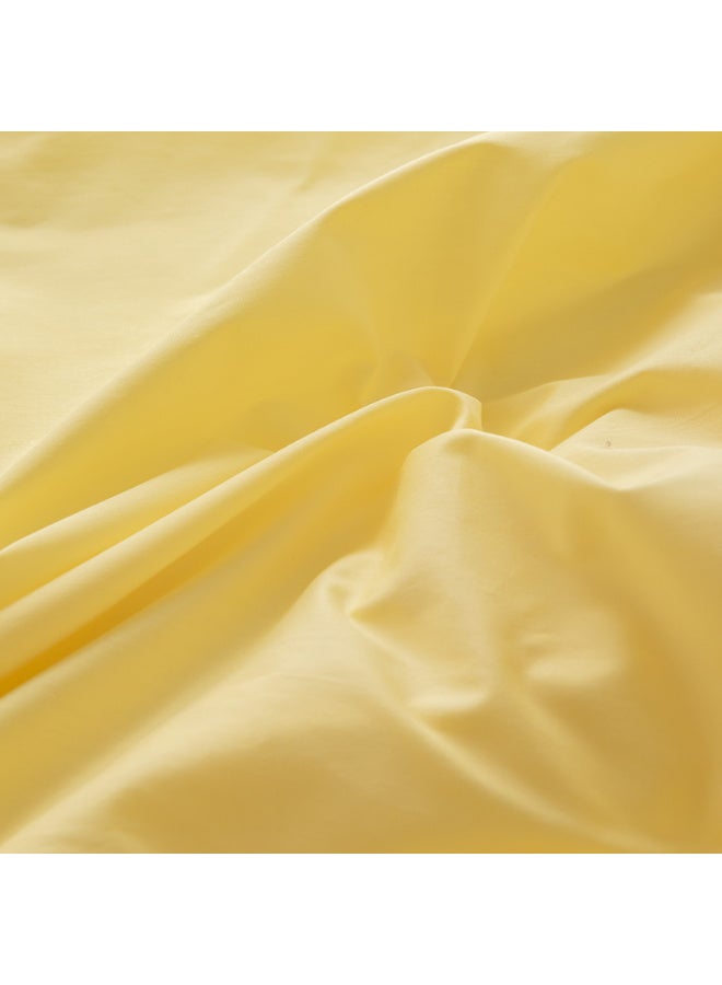 تانجبلب طقم ملاءات استيك سرير سادة 160cm من 3 قطع (2 كيس وسادة + ملاءة واحدة) للفنادق والمنازل والقرى السياحية - Image 4