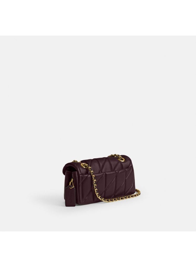 coachoutlet Quilted Leather Shoulder Bag with Signature Gold C Turnlock & Chain Strap - Luxurious Designer Handbag for Women, Perfect for Everyday - Tabby 20 - Image 2