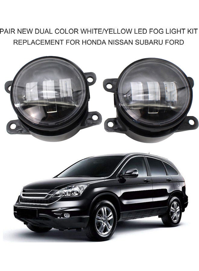 Loquat LED Fog Light Kit Replacement For Honda Subaru Ford - Image 1