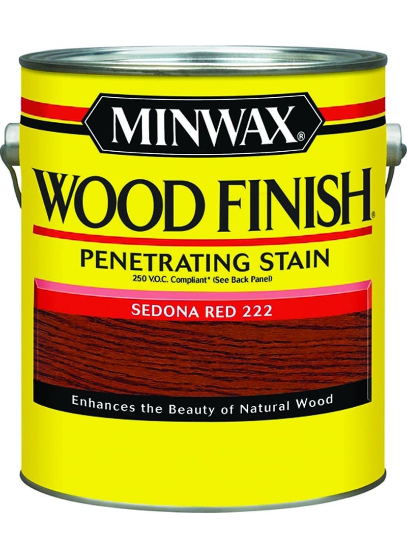 Minwax Minwax Wood Finish SemiTransparent Sedona Red OilBased Wood Stain 1 gal 