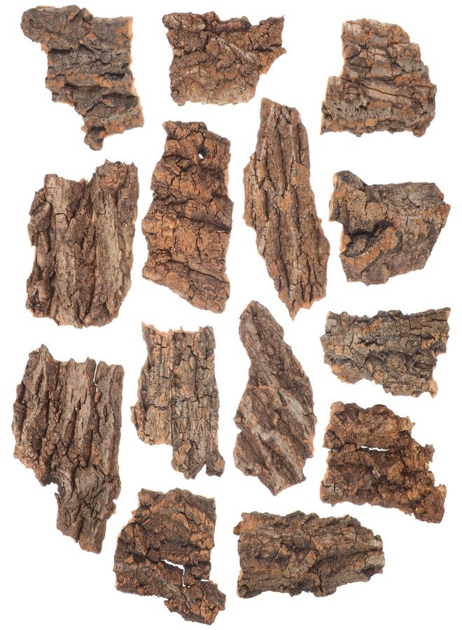 Kisangel 14Pcs Reptile Cork Bark Climbing Platform & Hiding Hut - Unique Terrarium Decorations for Reptile Habitat, Fish Tank Accessories, and Bearded Dragon Enclosure - Image 3