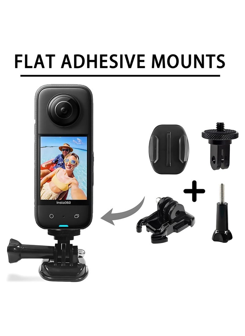 Oasisgalore Universal Sticky Helmet Mount for Insta360 ACE Pro/X3, GoPro Hero 12, DJI Osmo Action  - Image 2
