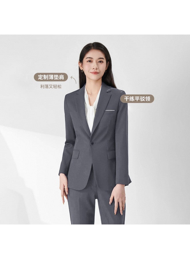 ROMON Elegant Women'S Suit Set, Business Casual, Comfortable And Simple Women'S Suit - Image 3