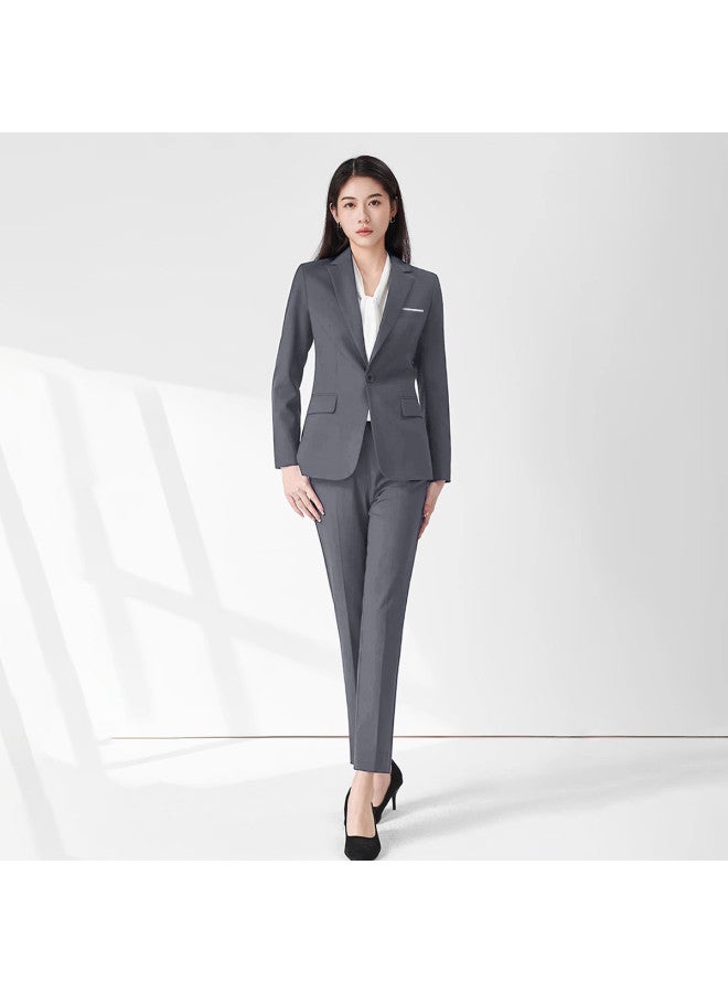 ROMON Elegant Women'S Suit Set, Business Casual, Comfortable And Simple Women'S Suit - Image 5