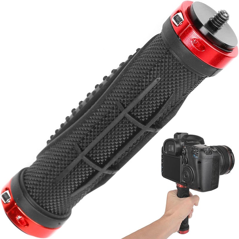 ChromLives Camera Handle Grip Support Mount Universal Handlegrip Camera Stabilizer with 1/4 inches Male Screw for Digital Video Camera Camcorder Action Camera LED Light Phone - Image 1