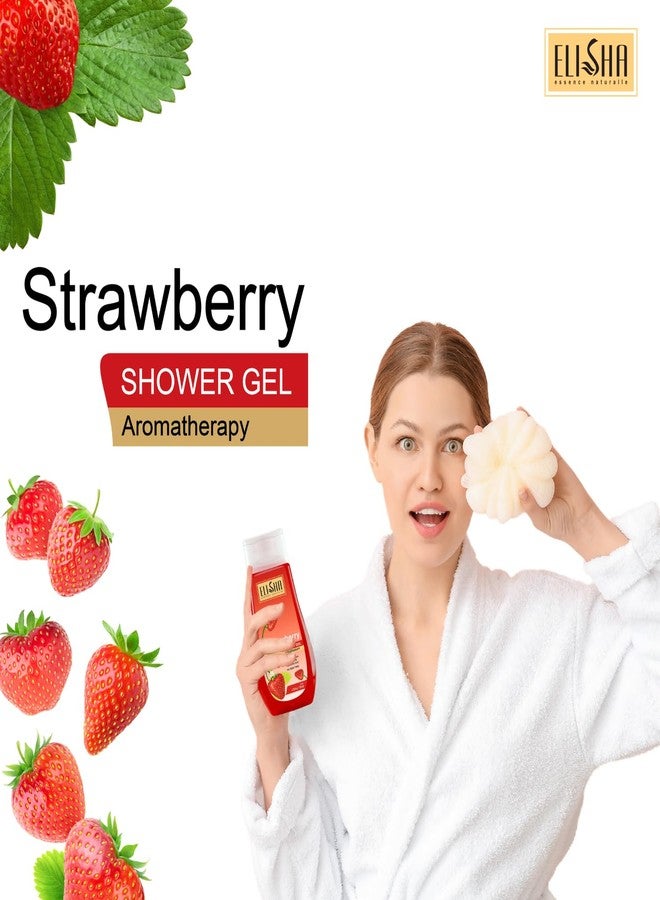 Elisha Strawberry Shower Gel - 110ml (Pack of 3) - Image 5