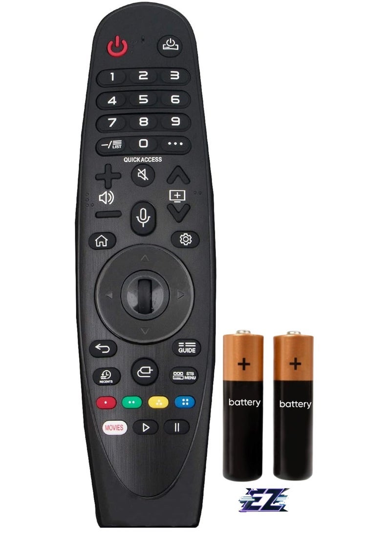 PopZa New Replacement Remote Control AN-MR19BA Suitable for LG TV with Sound 50UM7300AUE 55UM7300PUA 65SM9000PUA 55SM8600PUA 70UM7370PUA with battery - Image 1