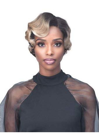 BOBBI BOSS - BOBBI BOSS LACE FRONT PREMIUM SYNTHETIC WIG 4X4 - MLF442 LUCCA (TTOR/WH) - Image 1