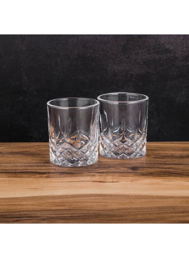 لومينارك طقم كاسات زجاج فاخرة 12 قطعة – ارتفاع 6 سم | تصميم كريستالي أنيق لتقديم القهوة والمشروبات الصغيرة ☕✨ - Image 2