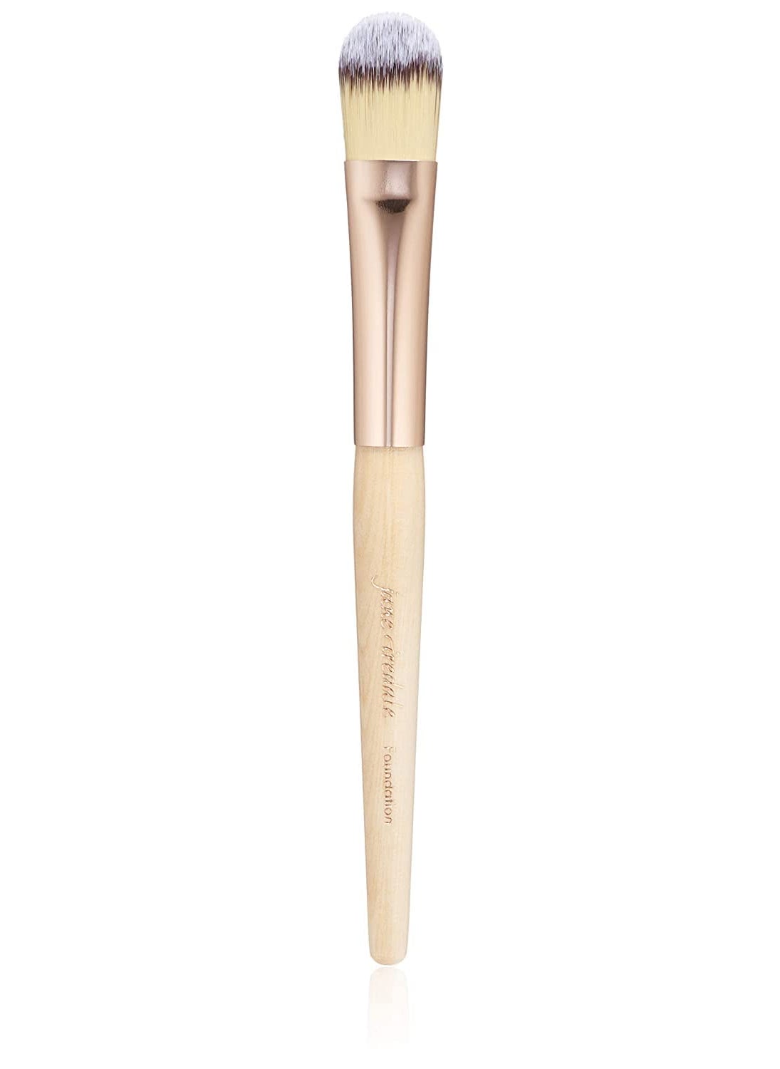 Jane Iredale jane iredale Liquid Complexion Brush, Medium, Flat Cosmetic Brush for Allover Application of Cream & Liquid Makeup, Vegan, Cruelty Free 