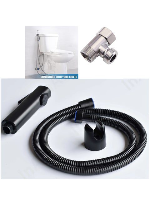 Full Bathroom Shattaf With Adapter Under The Base Of The Bathroom (Shattaf Model 1 As Picture)
