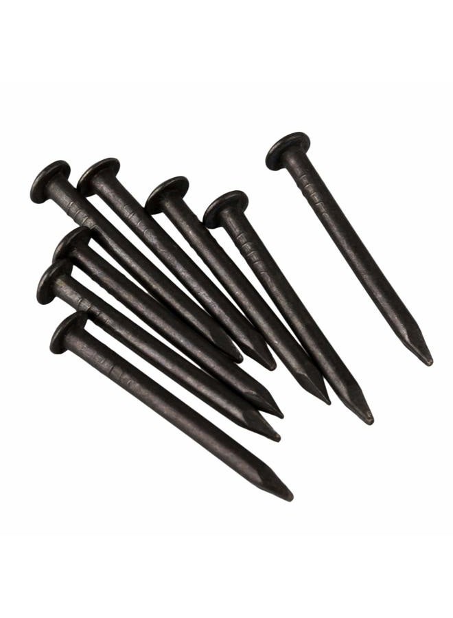 RDEXP Black Round Head Wood Screw Nail Decorative Furniture Miniature Nail Lenght 1.8cm/0.71" Pack of 50 - Image 2