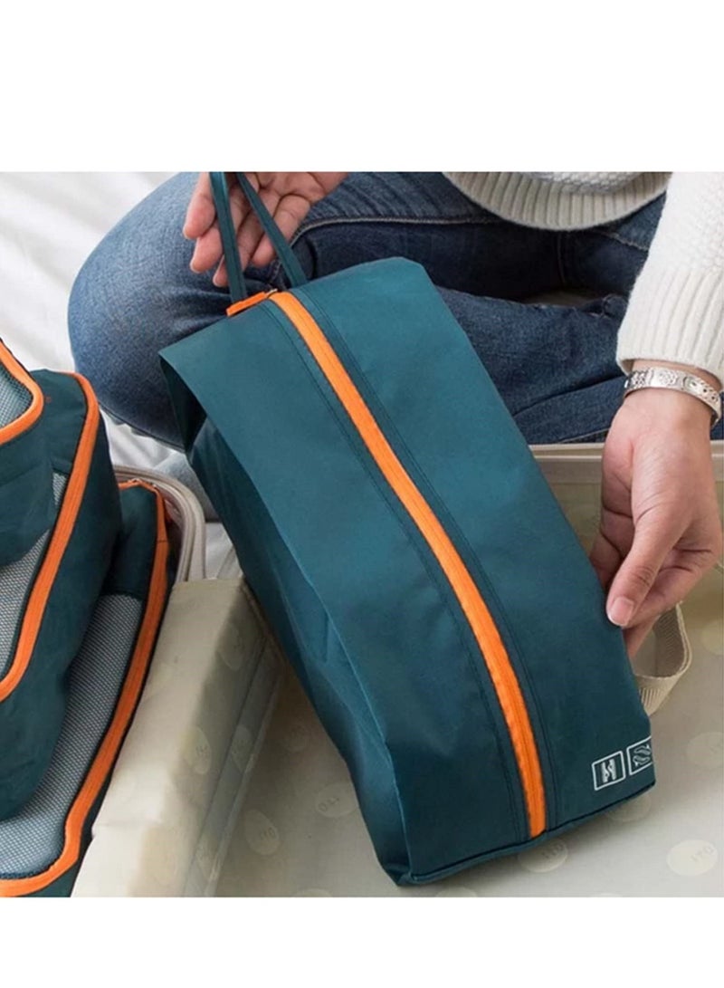 7 Pieces Set Travel Organizer Storage Bags Suitcase Portable Luggage Organizer Clothes Shoe Tidy Pouch Packing Set Storage Cases - Image 4